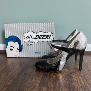Oh DEER Glam Mary Jane Heels- Size 8.5